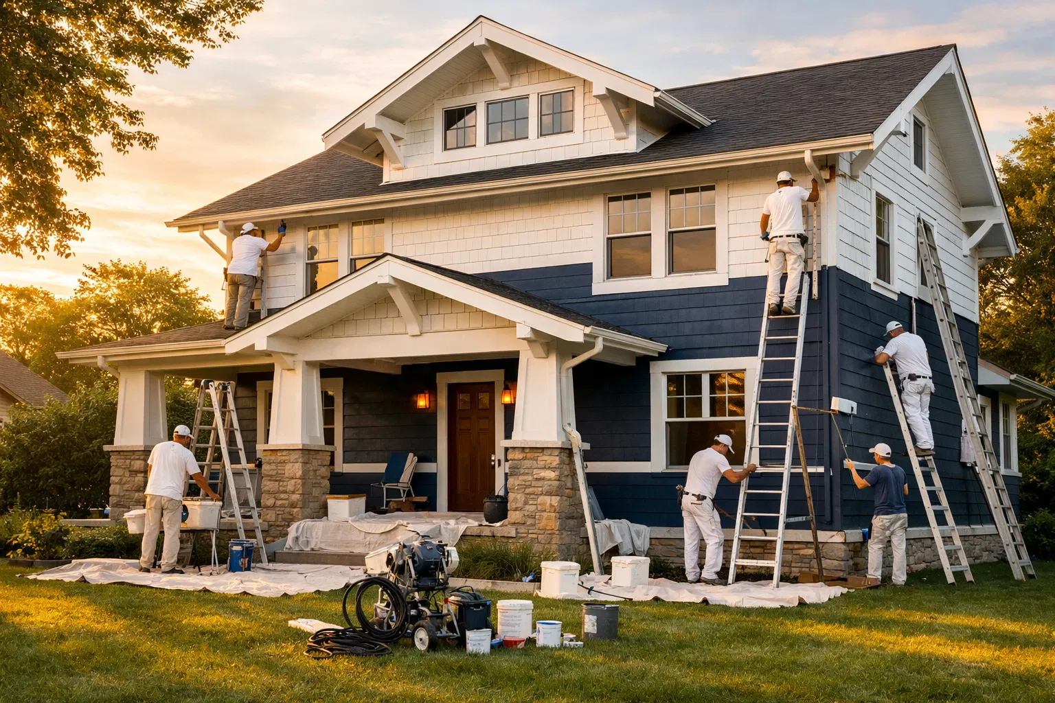 Power Washing in Des Moines, Iowa — TrueEdge Paint