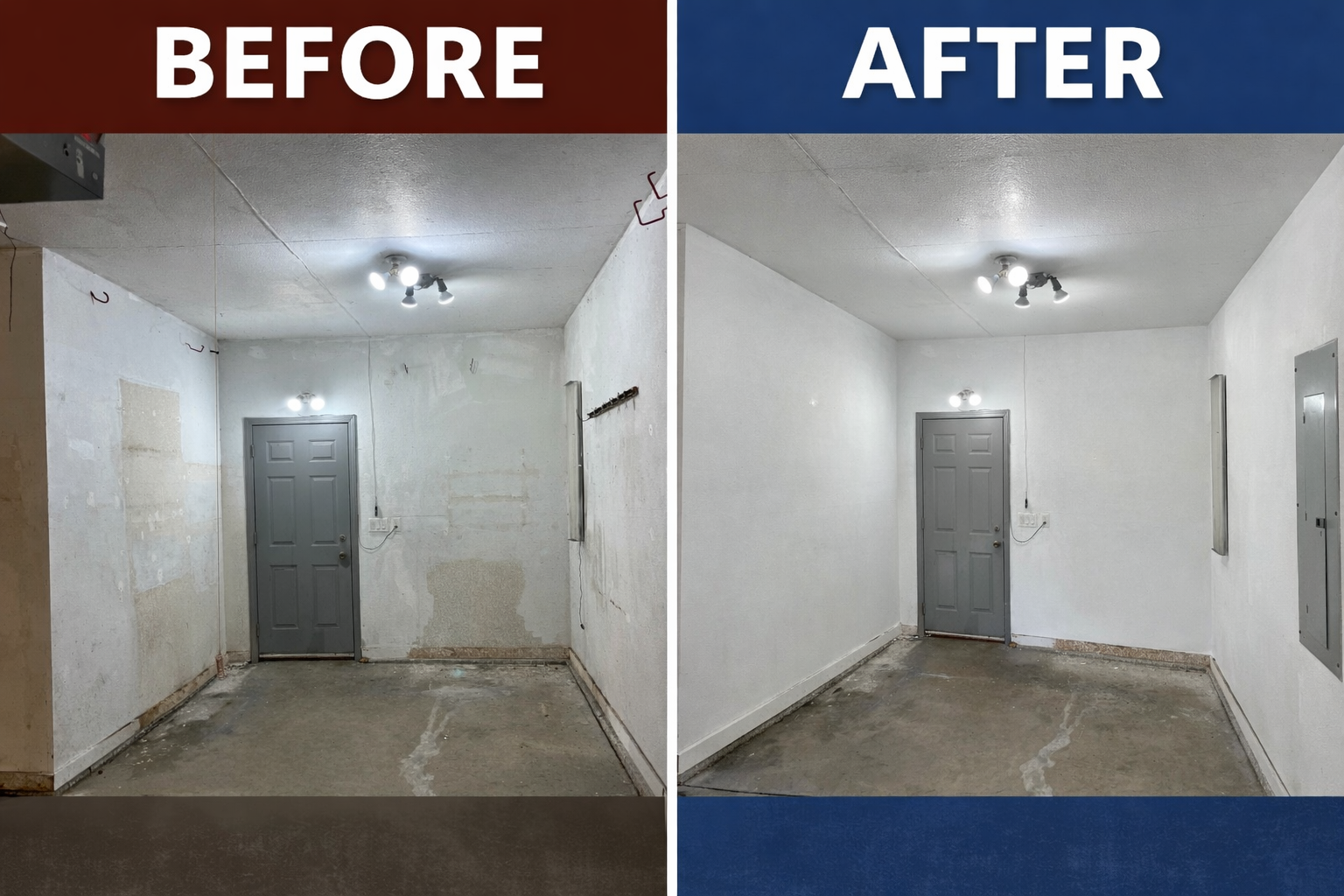 Ankeny Garage Repaint